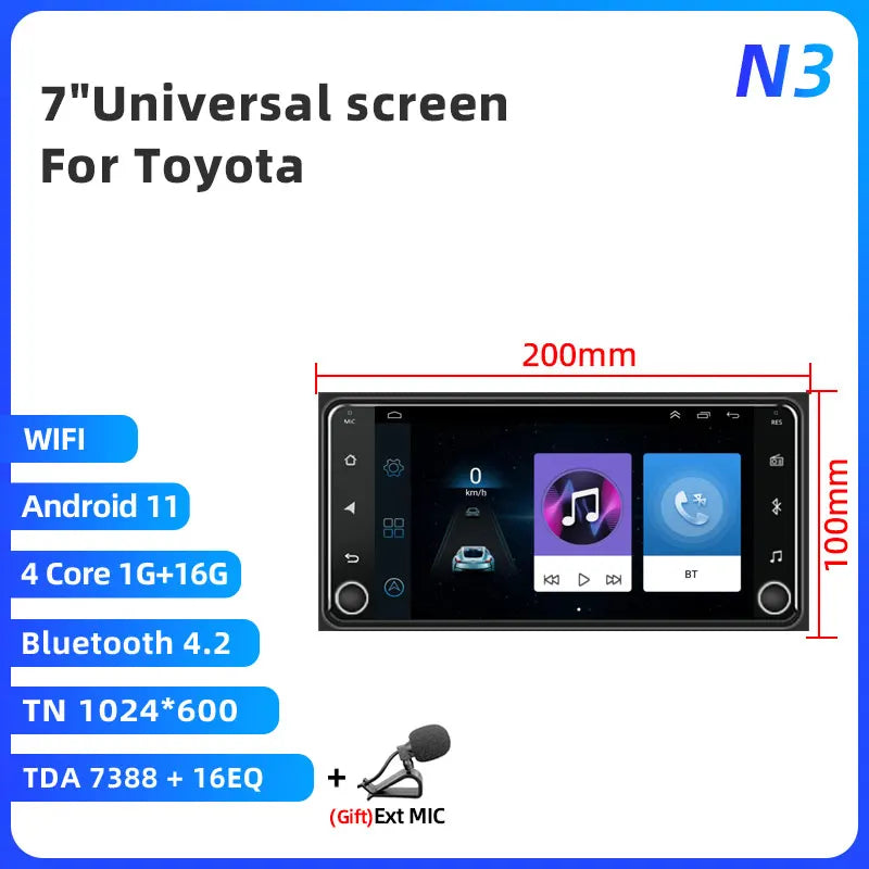 JODOFO Android Car Multimedia Player for Toyota