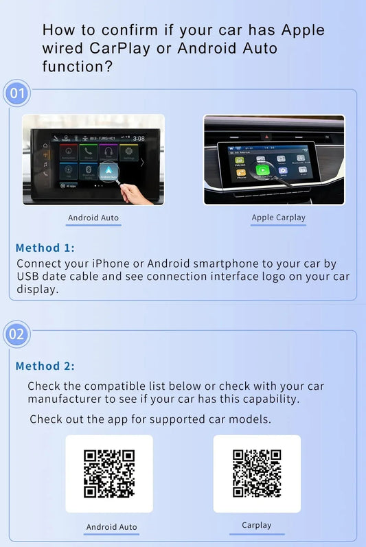 Wireless CarPlay & Android Auto Adapter Mini Box