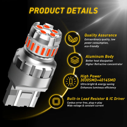 AUXITO T20 7443 LED Brake & DRL Bulbs