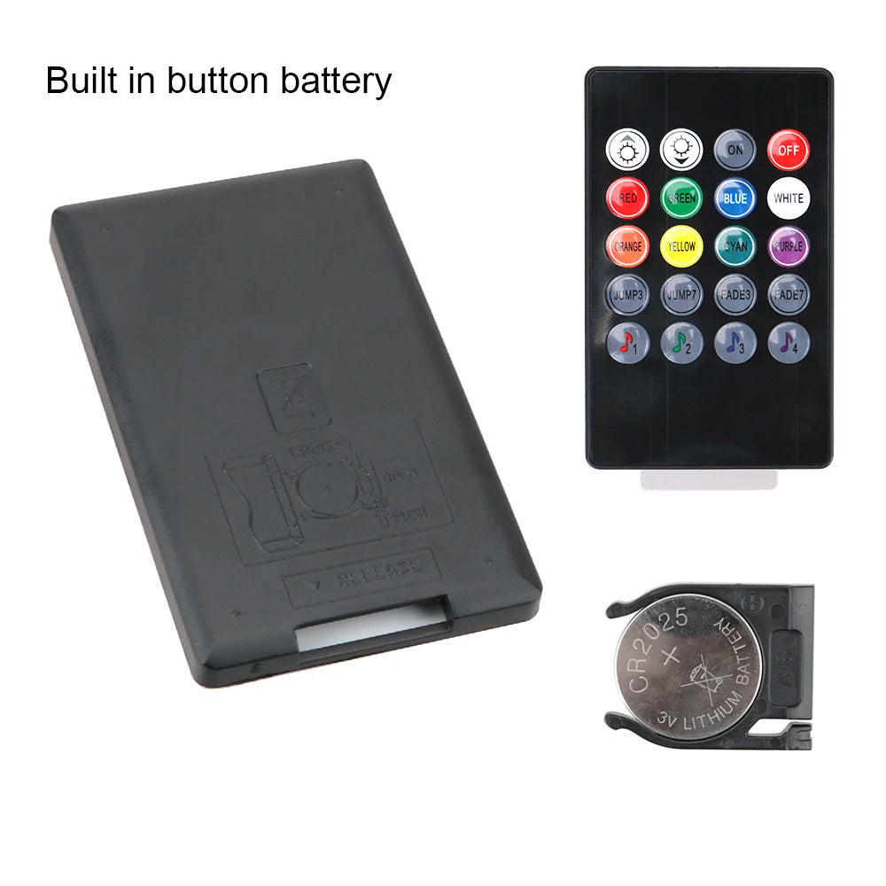 LEEPEE Wireless RGB Car Interior Lights