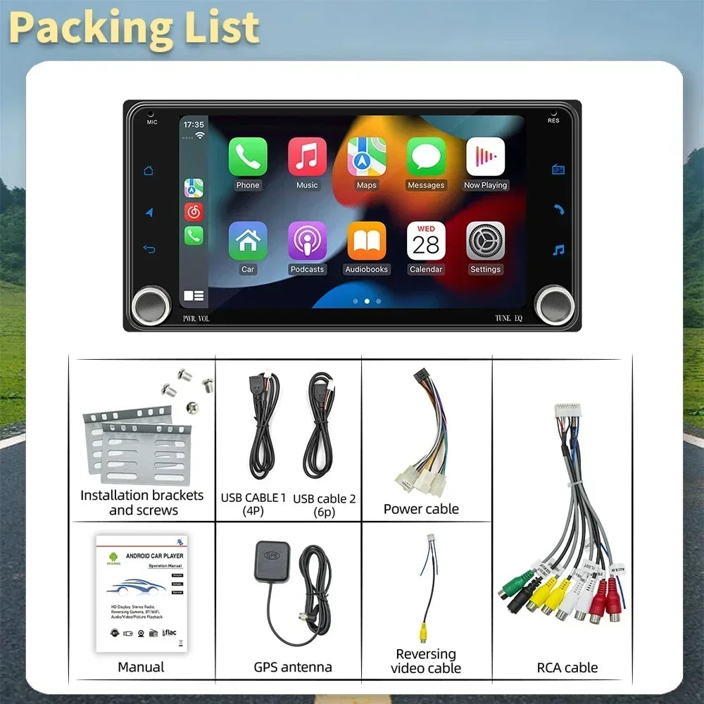 Universal Android 13 Car Multimedia Player for Toyota