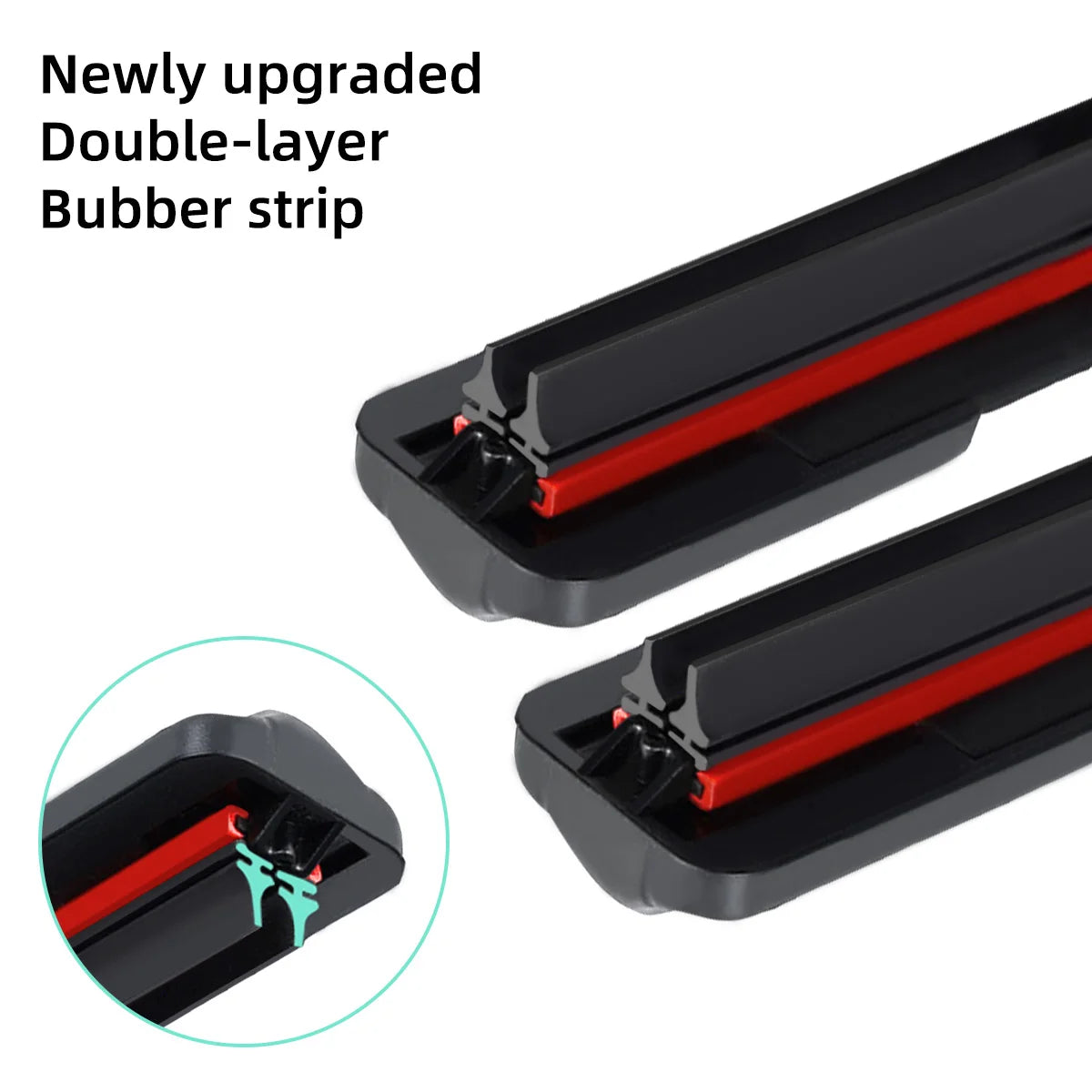 Double Rubber blades Car Front Wipers
