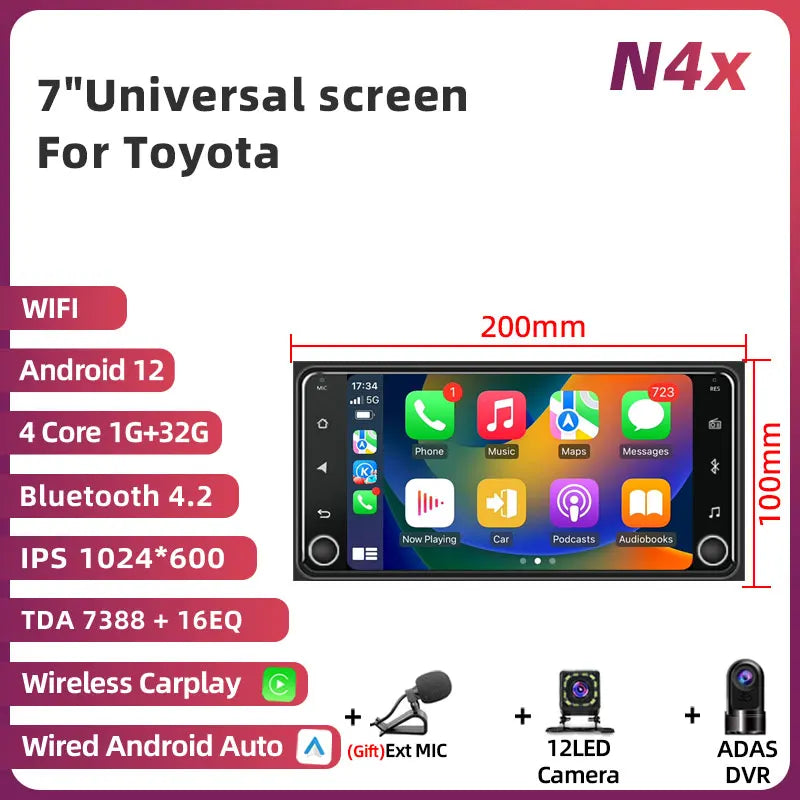 JODOFO Android Car Multimedia Player for Toyota