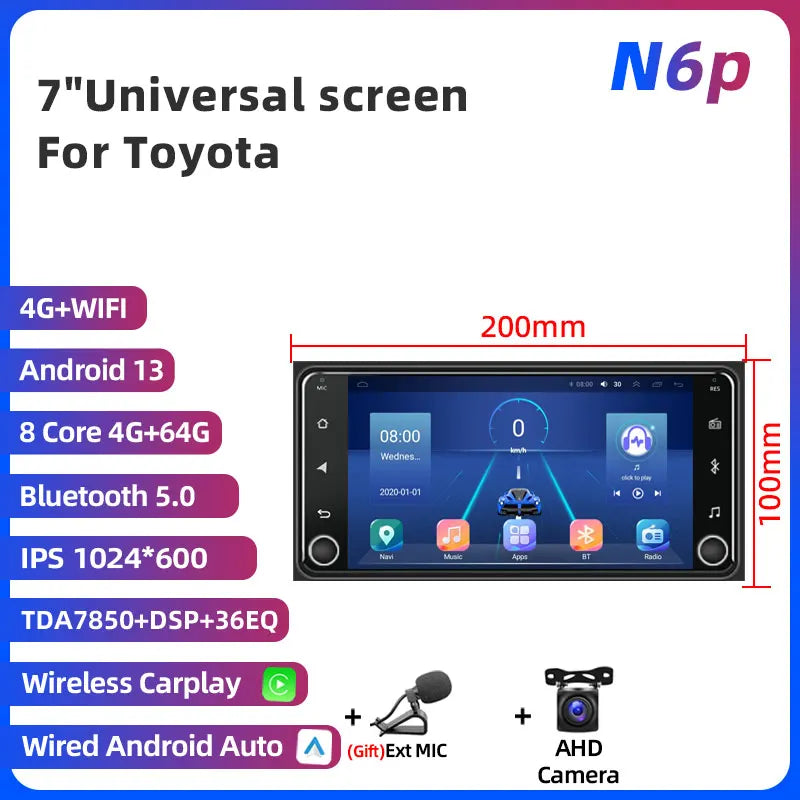 JODOFO Android Car Multimedia Player for Toyota