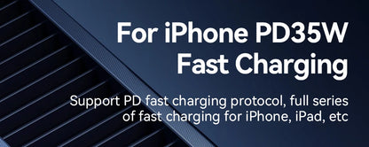 Rocoren 70W Car Charger with Coiled USB-C Cable