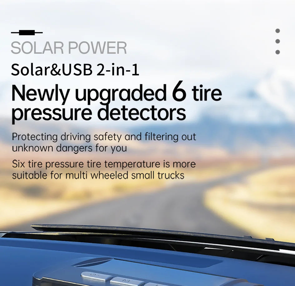 INDOMLO Solar TPMS with 4 External Sensors