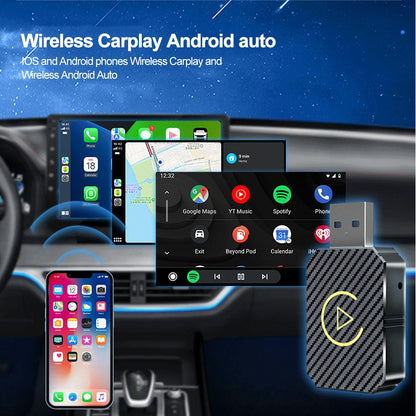 Wireless CarPlay & Android Auto Adapter Mini Box