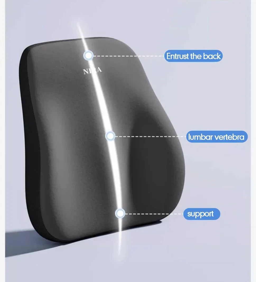 Memory Foam Neck and Lumbar Pillow