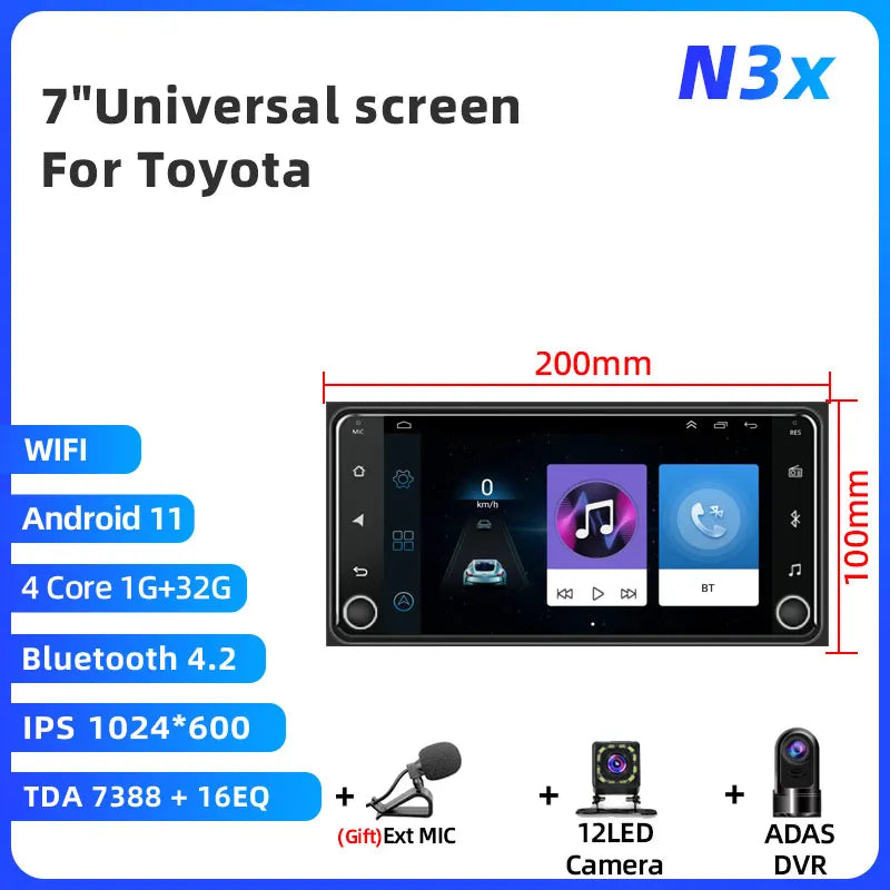 JODOFO Android Car Multimedia Player for Toyota