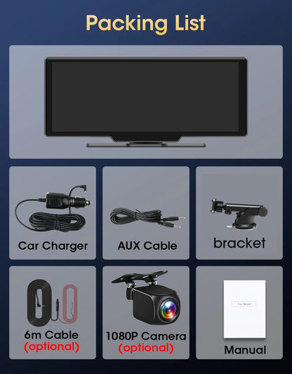 Universal 10.1" Android Auto and Carplay Device