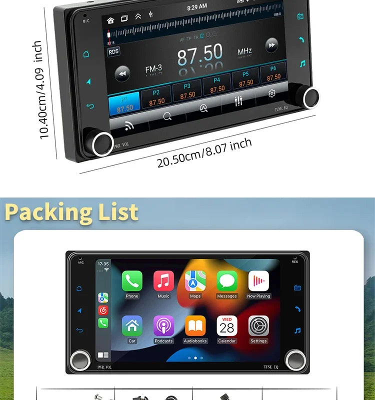 Universal Android 13 Car Multimedia Player for Toyota