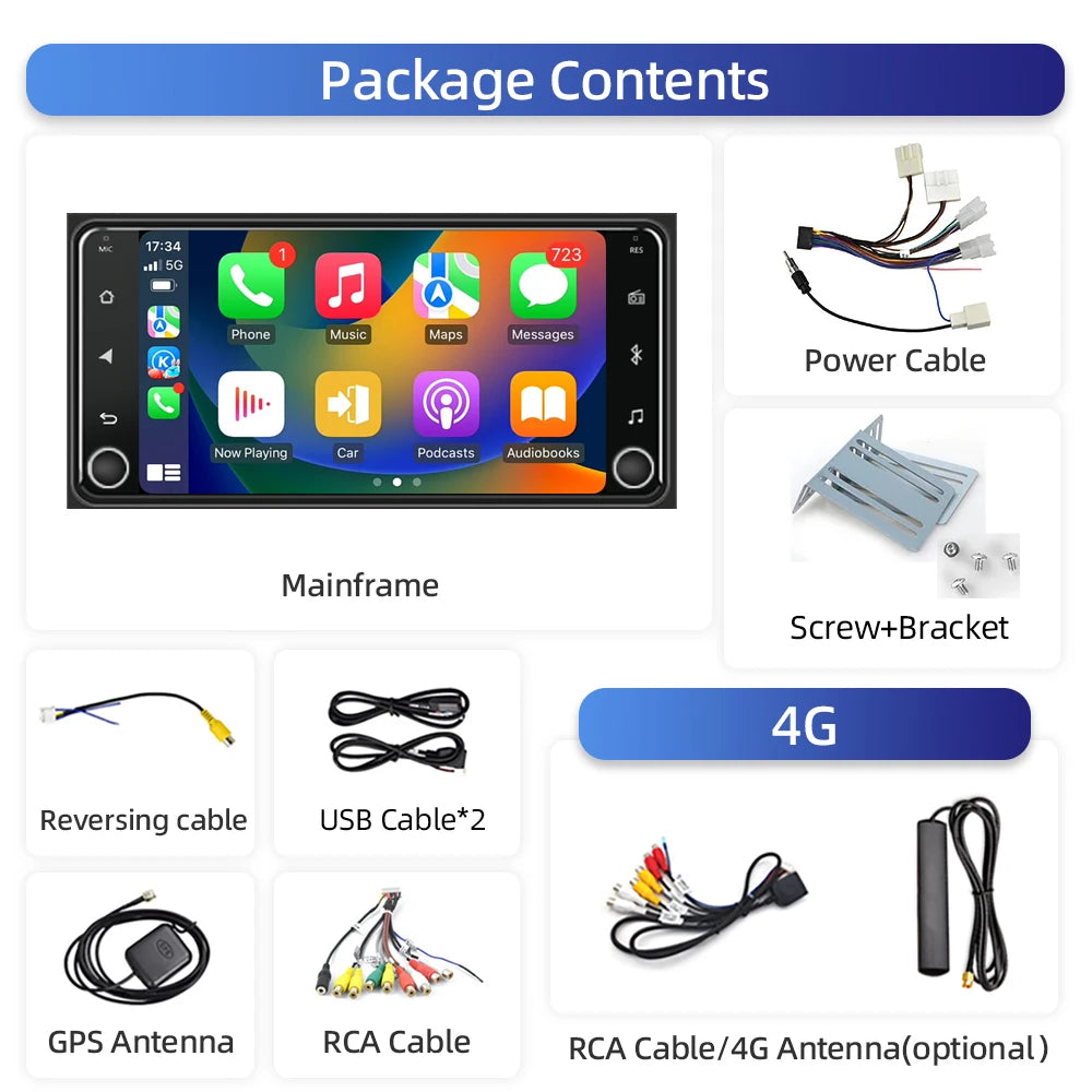 JODOFO Android Car Multimedia Player for Toyota