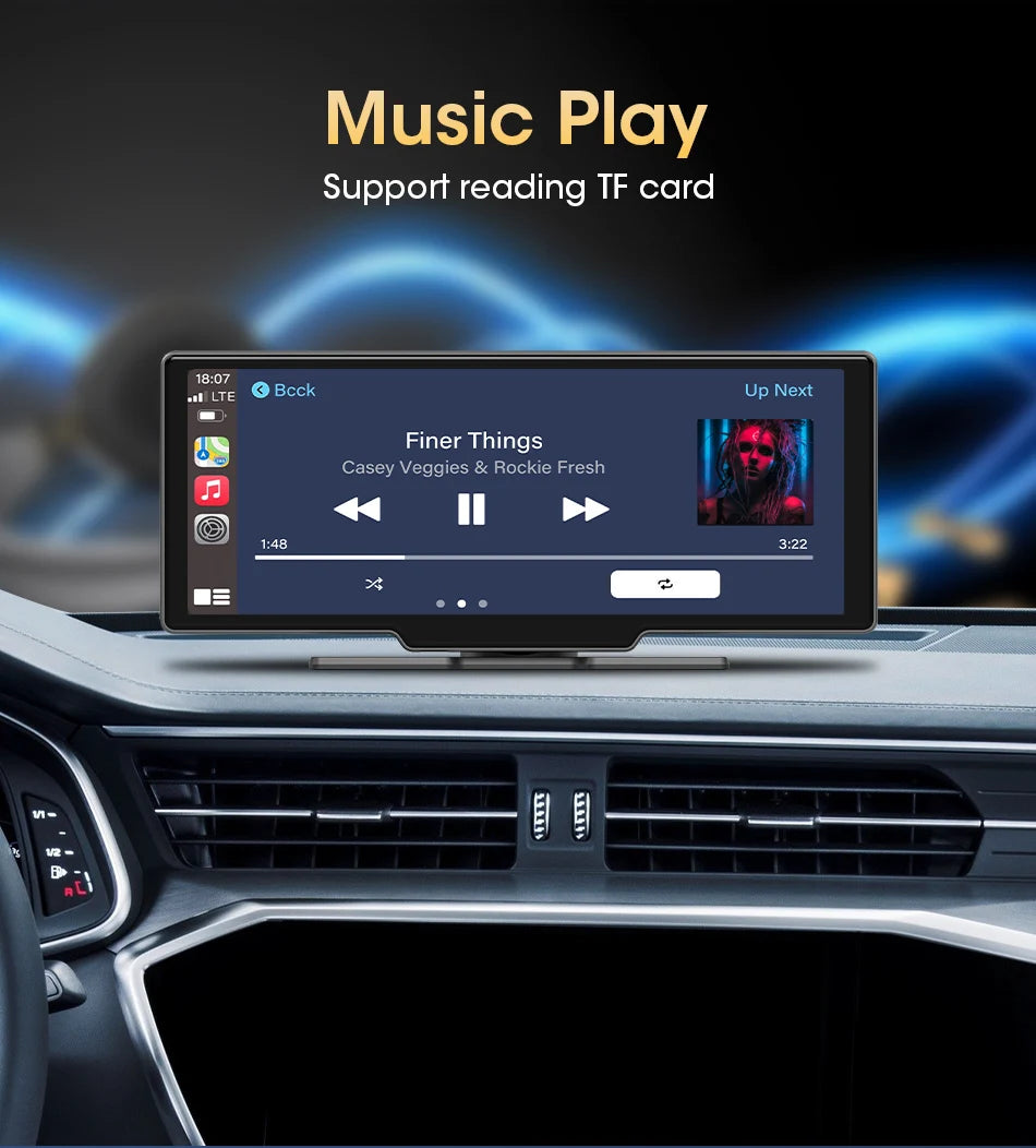Universal 10.1" Android Auto and Carplay Device