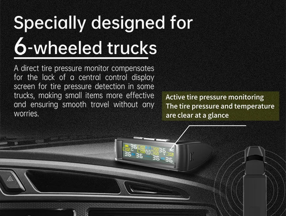 INDOMLO Solar TPMS with 4 External Sensors