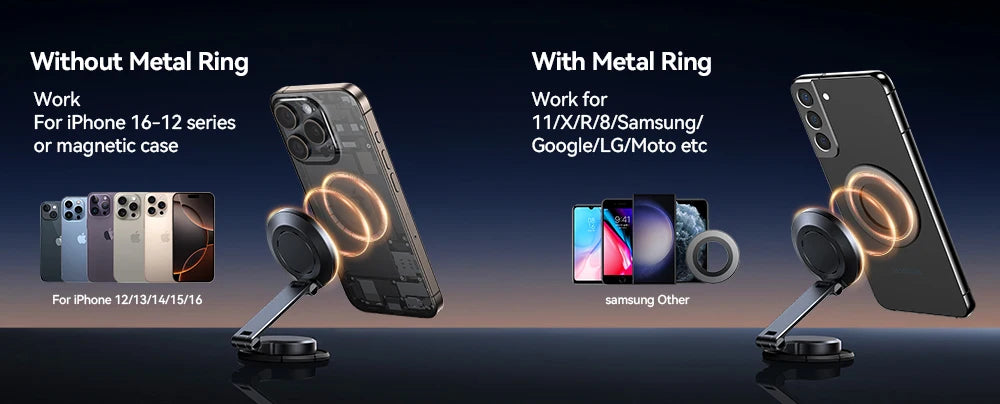 Joyroom Magnetic Wireless Car Charger Holder (JR-ZS408)