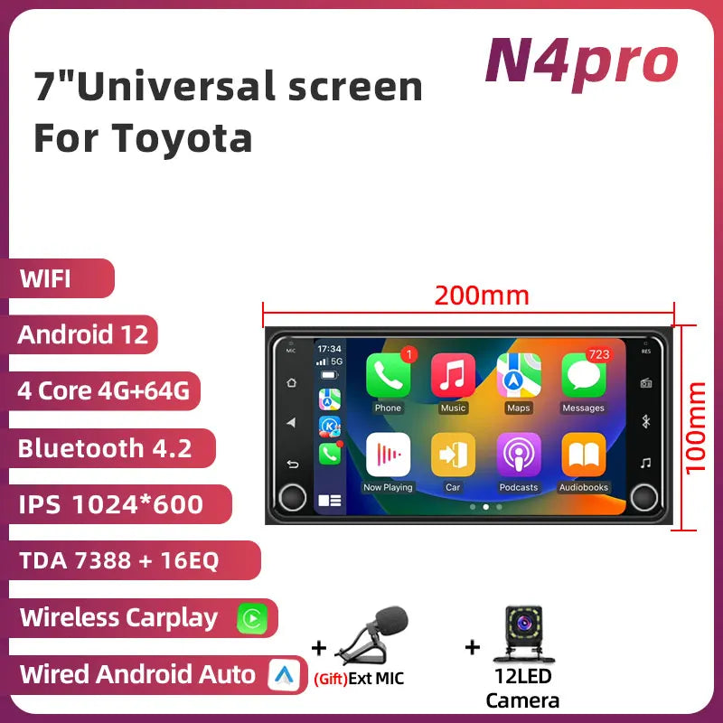 JODOFO Android Car Multimedia Player for Toyota