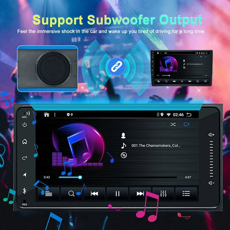 Universal Android 13 Car Multimedia Player for Toyota