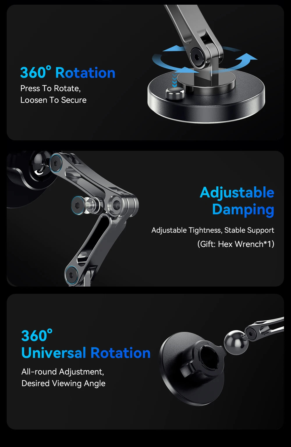 Essager Magnetic Wireless Phone Charger and Holder