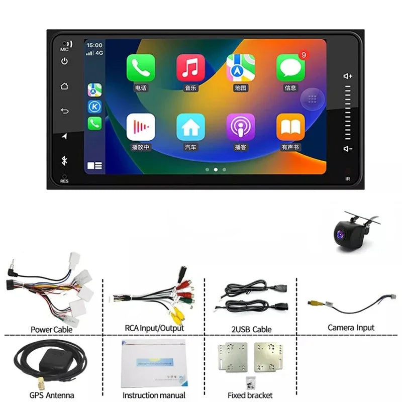 Universal Android 13 Car Multimedia Player for Toyota