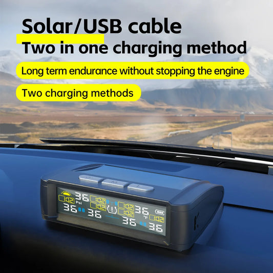 INDOMLO Solar TPMS with 4 External Sensors