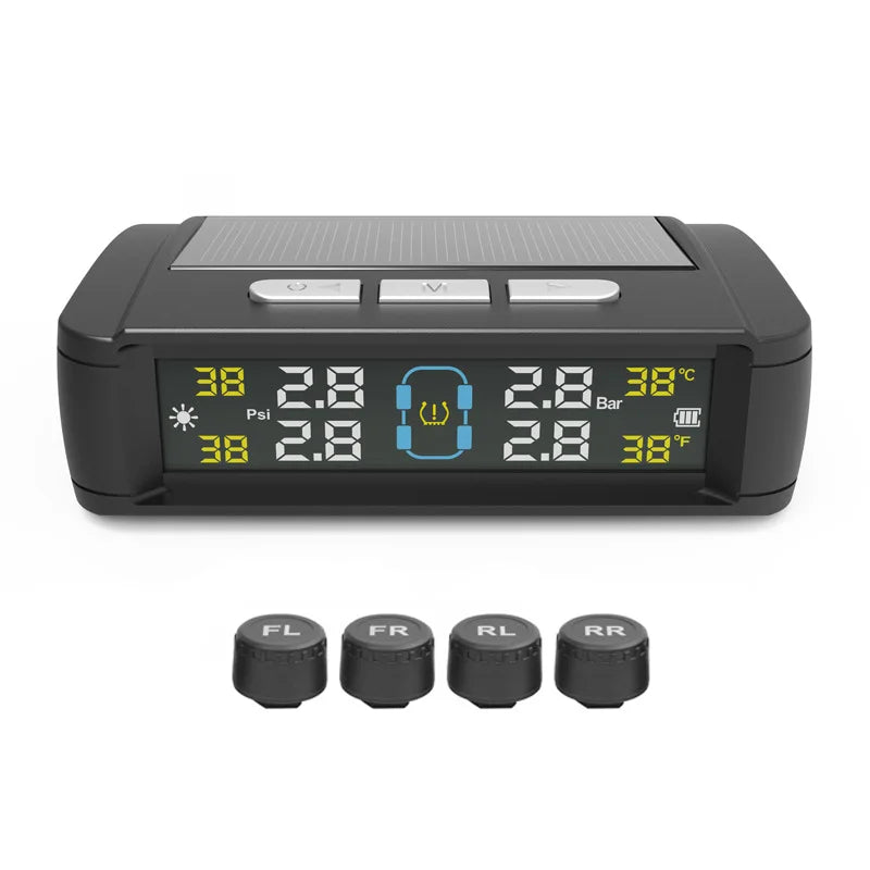 INDOMLO Solar TPMS with 4 External Sensors