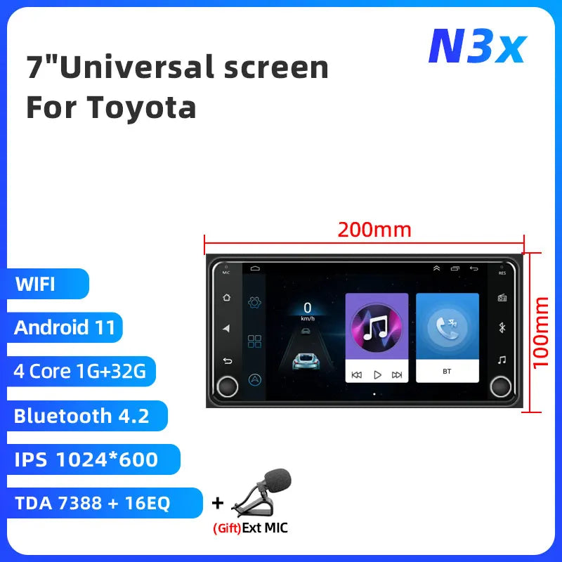 JODOFO Android Car Multimedia Player for Toyota