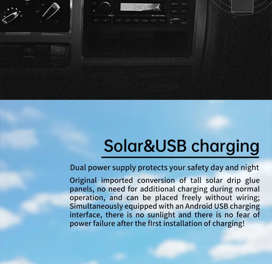 INDOMLO Solar TPMS with 4 External Sensors
