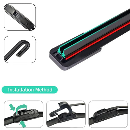 Double Rubber blades Car Front Wipers
