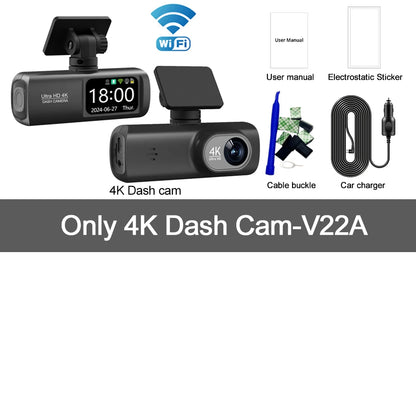 Soam 4K+1080P Dual-Channel Dash Cam