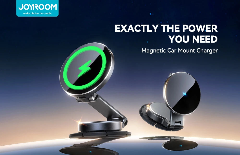 Joyroom Magnetic Wireless Car Charger Holder (JR-ZS408)
