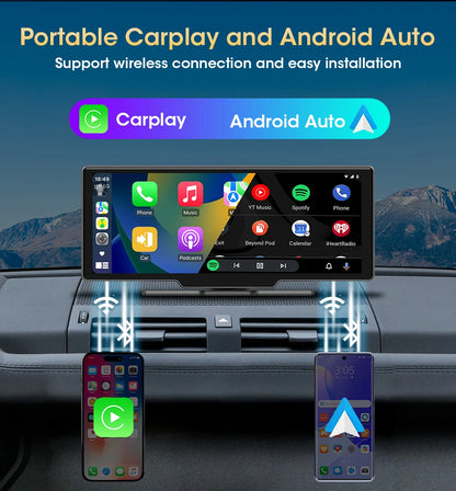 Universal 10.1" Android Auto and Carplay Device