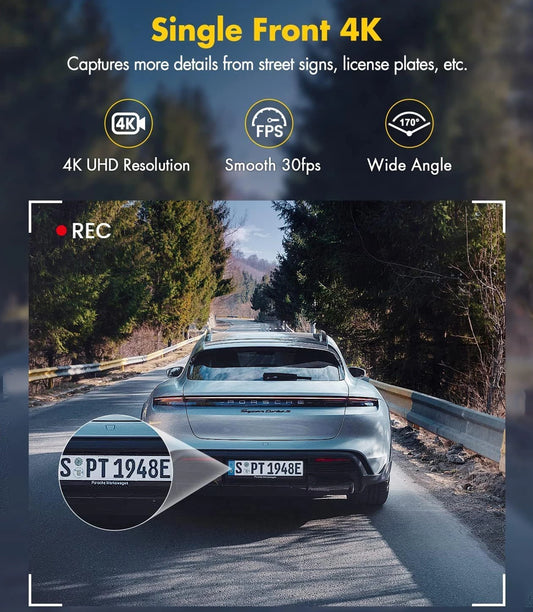 Soam 4K+1080P Dual-Channel Dash Cam