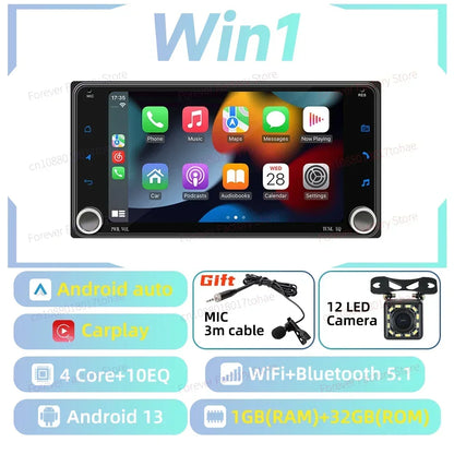 Universal Android 13 Car Multimedia Player for Toyota