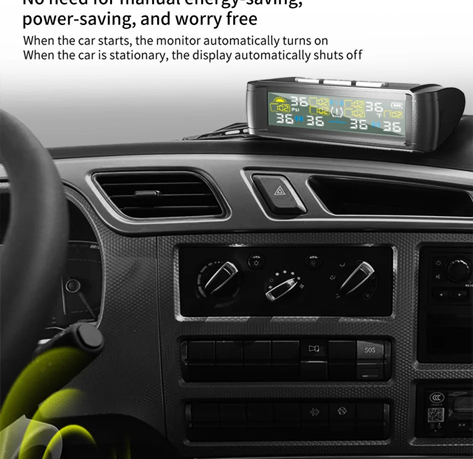 INDOMLO Solar TPMS with 4 External Sensors