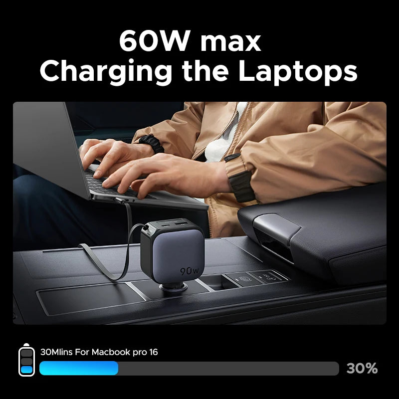 UGREEN 145W Multi-Port Car Charger