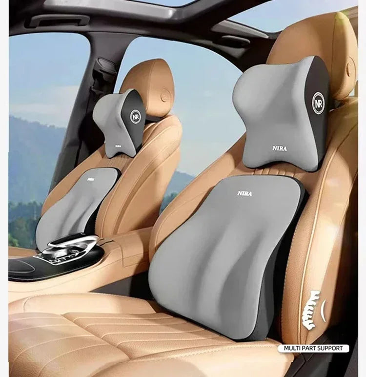 Memory Foam Neck and Lumbar Pillow