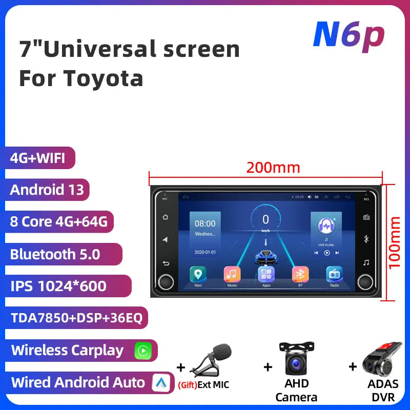 JODOFO Android Car Multimedia Player for Toyota