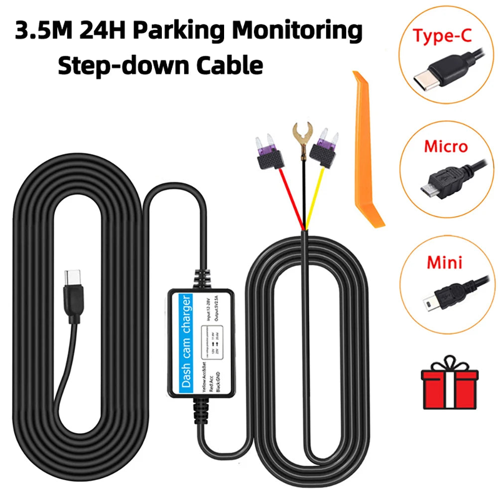 Hardwire Kit for 24H Parking Monitoring